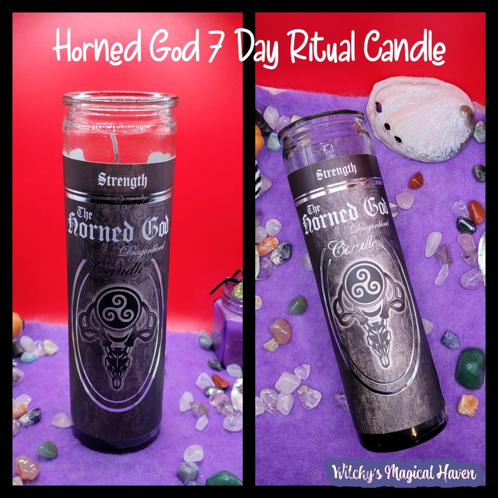 The Horned God 7 Day Ritual Candle